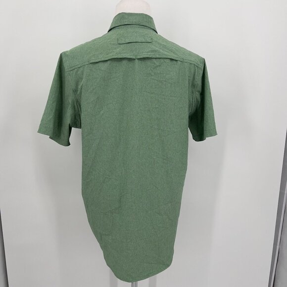 Duluth Trading Co. Mens Green Short Sleeve Button-Up Shirt M - Picture 3 of 6